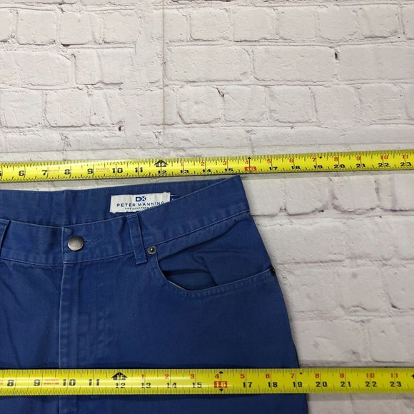 Peter Manning Men Straight Jeans Size 31x30 Blue Denim Made in USA B226 -15 - Picture 3 of 16